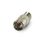 ALPHA ELETTRONICA SR - ALP86-062 Adapter from F-type quick connect plug to F-type socket