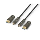 ALPHA ELETTRONICA SR - ALP93-591F2/030 Active fiber optic HDMI® cable - High-Speed with Ethernet - With adapter Micro HDMI/HDMI - 30m