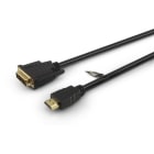 ALPHA ELETTRONICA SR - ALP93-592/03B CAVO DVI-D SL 19P HDMI M/M NERO 3M