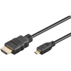 ALPHA ELETTRONICA SR - ALP93-596/01B HDMI® High-Speed with Ethernet plug to Micro HDMI® plug - 1m