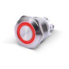 ALPHA ELETTRONICA SR - ALP330-062-1 PULS.ANTIVAN.1PON/-/OFF VITE 12V ROSSO