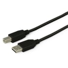 ALPHA ELETTRONICA SR - ALP95-602/5NB USB 2.0 cable from USB type "A" to USB plug type "B" - 5m - Black