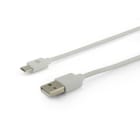 ALPHA ELETTRONICA SR - ALP95-650/1W Cable from USB type "A" plug to Micro USB type "B" plug - 1m - White
