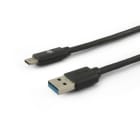 ALPHA ELETTRONICA SR - ALP95-676/1N Cable from USB type "C" plug to USB type "A" plug - 3.0 - 1m - Black