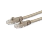ALPHA ELETTRONICA SR - ALP95-708/15GB Network patch cord cable in Copper Cat.6 Grey U/UTP 15m