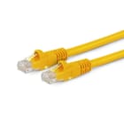 ALPHA ELETTRONICA SR - ALP95-708/10YB Network patch cord cable in Copper Cat.6 Yellow U/UTP 10m