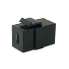 ALPHA ELETTRONICA SR - ALP96-128/1B USB Type C keystone - F/F - Black