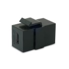 ALPHA ELETTRONICA SR - ALP96-128/1B KEYSTONE USB TIPO C F/F NERO