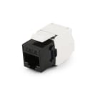 ALPHA ELETTRONICA SR - ALP96-301N Keystone 8P8C RJ45 socket unshielded - Cat.6 - UTP - Toolless crimping - Black