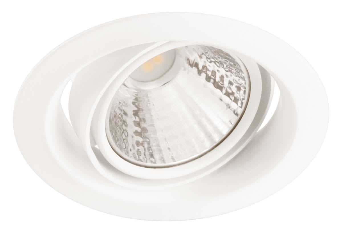 SIGNIFY ITALY SPA - PHA16406200 MAZDA Recessed Spot, Adjustable, 5 W, D70 mm, 280 lm, 4000 K, White, IP20