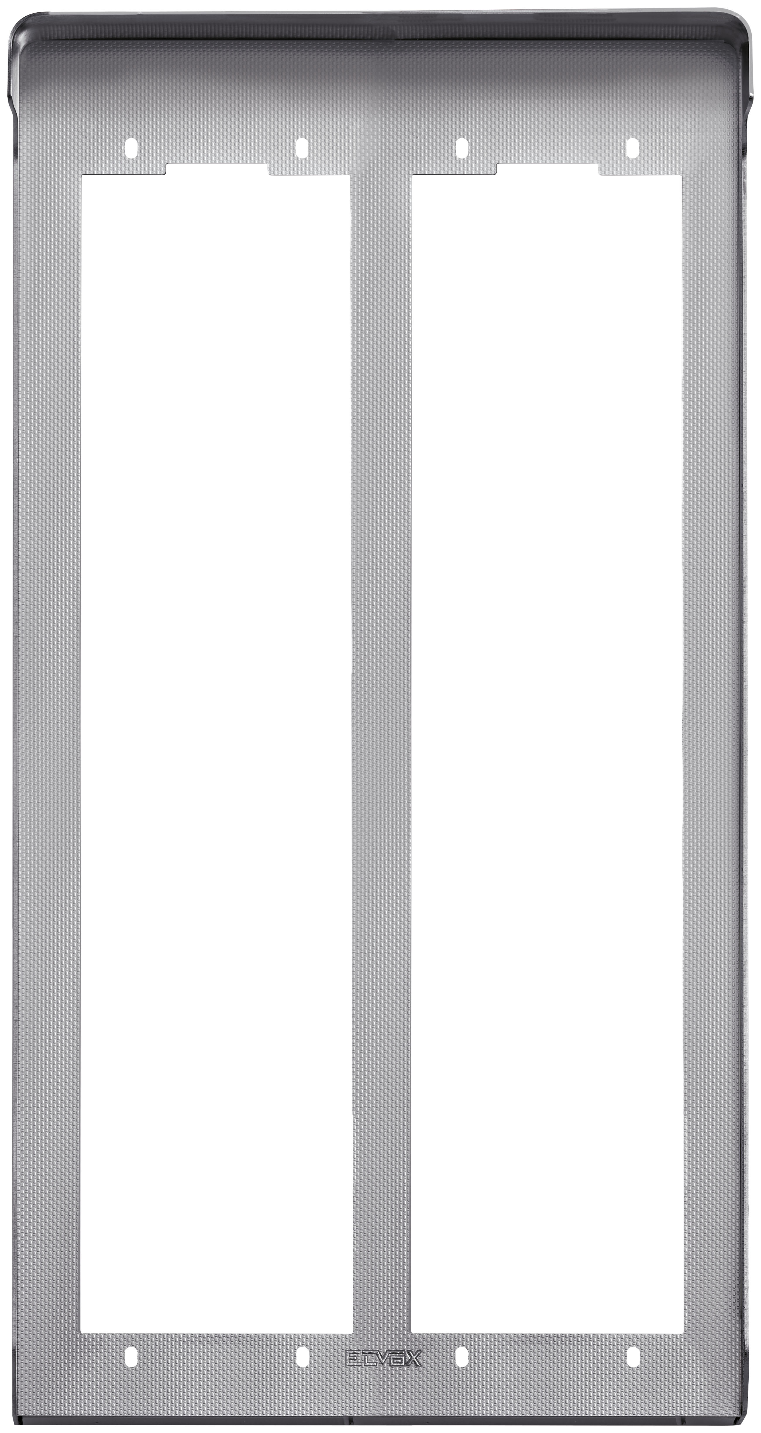 VIMAR SPA - VIW1P32 CORNICE PER 2 PLACCHE 3M ACCIAIO