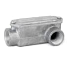 COSMEC - CSM603D-04 Scatola di infilaggio in alluminio, 2 vie una a destra, filettatura GAS 4", IP65