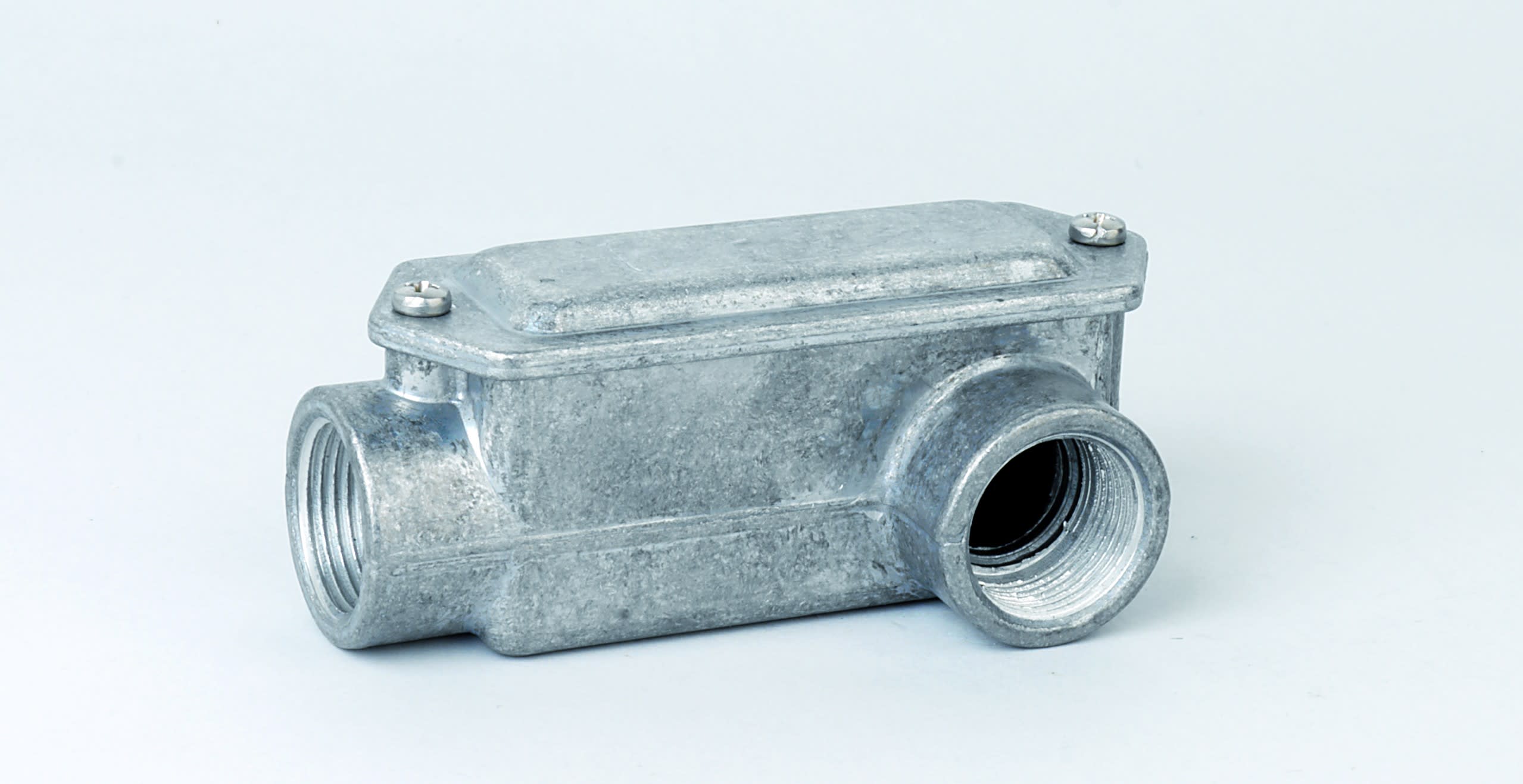 COSMEC - CSM603B-34 Scatola di infilaggio in alluminio, 2 vie una in basso, filettatura GAS 3/4", IP65