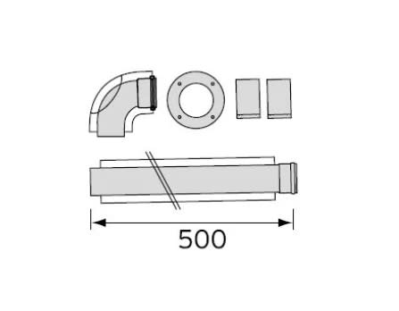 VAILLANT - VLT0020014989 SET BASE 60/100MM