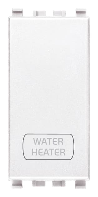 VIMAR SPA - VIW20016.WH.B INTERRUTTORE 2P 20AX WATER/HEATER BIANCO