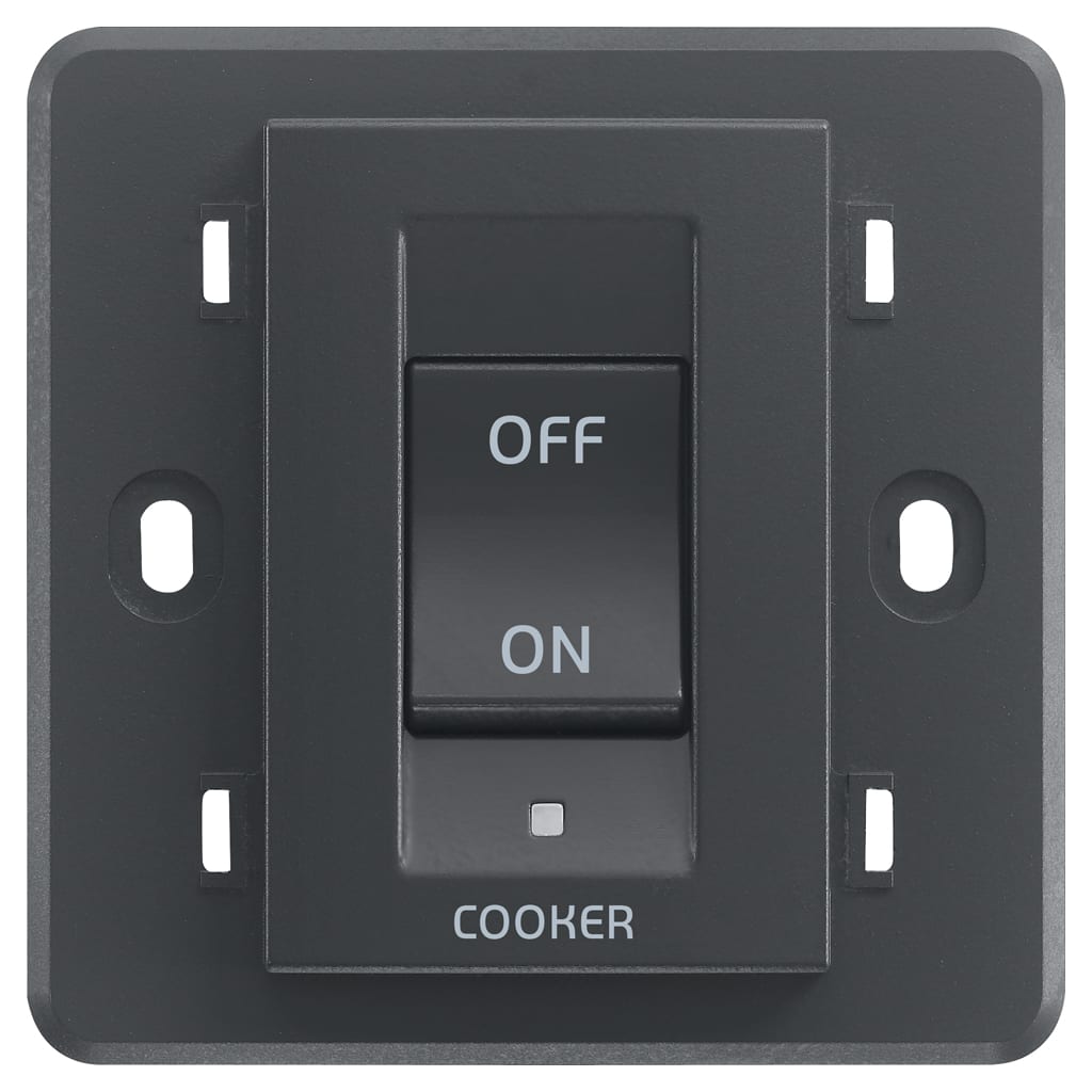 VIMAR SPA - VIW20018.CK INTERRUTTORE 2P 45A COOKER 3M GRIGIO