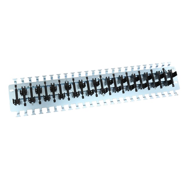 QUBIX SPA - QBX2002055 PATCH PANEL CCS 19 2U PER GIUNTI EASYC