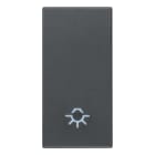 VIMAR SPA - VIW20021.L TASTO 1M SIMBOLO LUCE GRIGIO