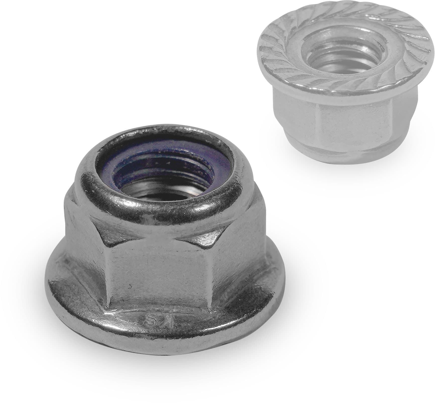 K2 - SYSTEMS GMBH - K2S2002744 SELF-LOCKING HEXAGON NUT SERRATION M8