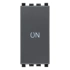VIMAR SPA - VIW20056.34 PULSANTE 1P NO+NC 10A SIMBOLO ON GRIGIO
