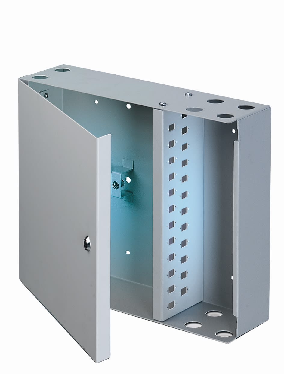QUBIX SPA - QBX2006015 BOX OTTICO DA PARETE PER 24 SC GR