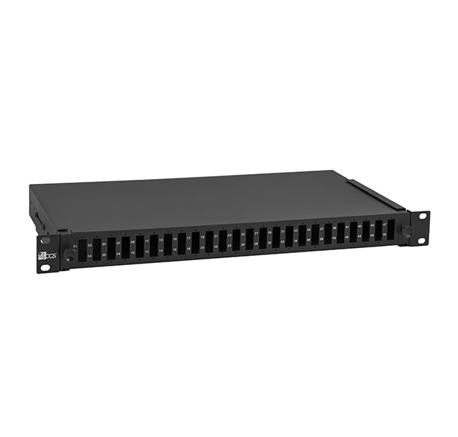 QUBIX SPA - QBX2006017 CASSETTO OTTICO 19 1U PER 24 SC DPLX