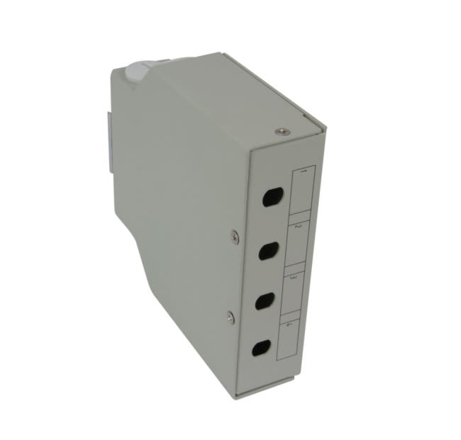 QUBIX SPA - QBX2006073 BOX OTTICO 4 ST SPLX PER GUIDA DIN GR