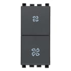 VIMAR SPA - VIW20063 COMMUTATORE 2P 10AX FAN-COIL GRIGIO