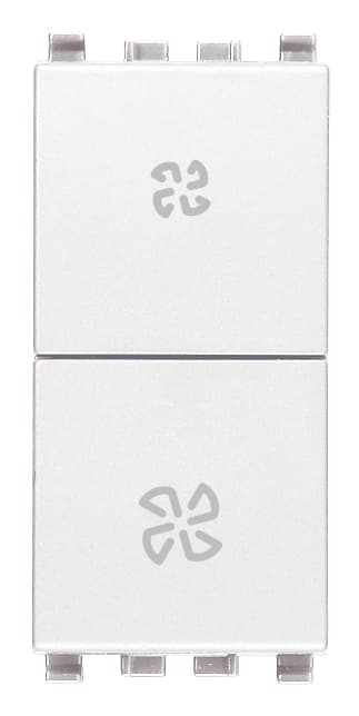 VIMAR SPA - VIW20063.B COMMUTATORE 2P 10AX FAN-COIL BIANCO