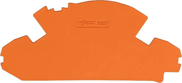 WAGO ITALIA SRL - WAG2007-8891 PIASTRA TERMINALE SPESSA 1,5 MM SENZA SI