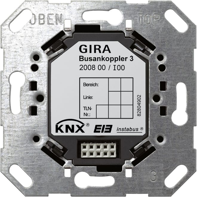 GIRA - GGI200800 Busankoppler 3 KNX Einsatz
