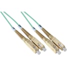 QUBIX SPA - QBX2008026OM3 BRETELLA BIF SC-SC 50/125 OM3 MM 2MT