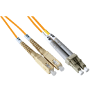 QUBIX SPA - QBX2008118 BRETELLA BIF SC-LC 62,5/125 MM 5MT