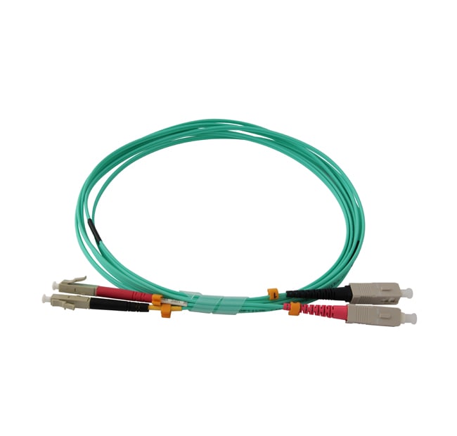 QUBIX SPA - QBX2008137OM3 BRETELLA BIF SC-LC 50/125 MM OM3 3MT