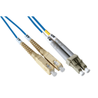 QUBIX SPA - QBX2008268 BRETELLA BIF SC-LC 9/125 SM 3 MT