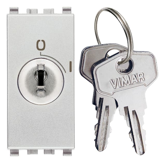 VIMAR SPA - VIW20086.CU.N PULSANTE 2P NO 16A + CHIAVE UNIF. NEXT