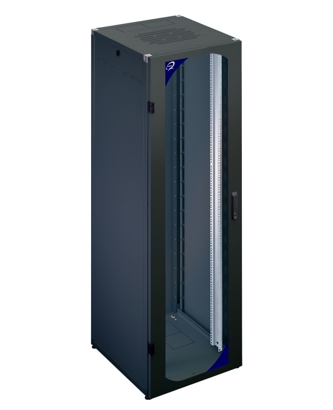 QUBIX SPA - QBX2009002N ARMADIO PRO H1200XL600XP600 24U NE