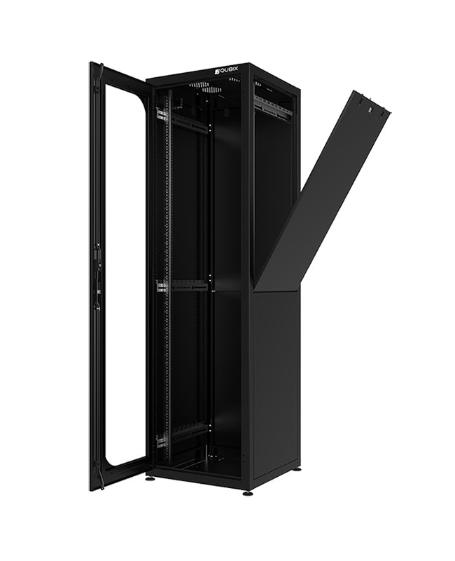 QUBIX SPA - QBX2009120N ARMADIO TECH H1750XL800XP800 36U NE