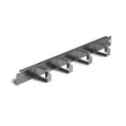 QUBIX SPA - QBX2011018 PANNELLO PASSACAVI 19 1U 4 ANELLI NE