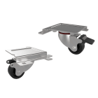 QUBIX SPA - QBX2011491 KIT 4 RUOTE PER ARMADI DCT