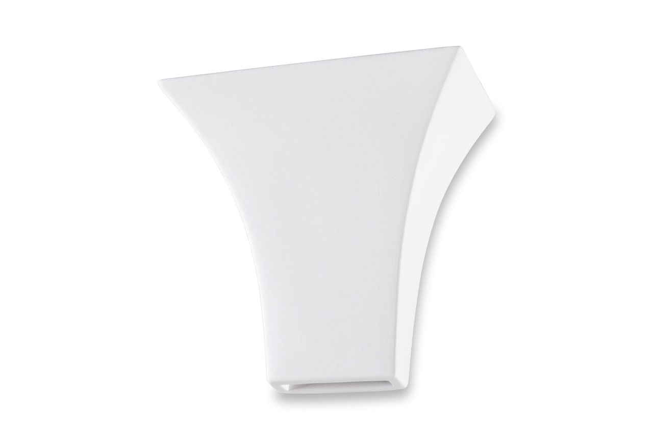BELFIORE SRL - NVT2013-52 Lampada in CERAMICA 9010 con parte elettrica a LED a parete dal design moderno con luce biemissione.