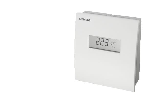 SIEMENS - BUILDING T - BCTBPZ:QFA2060D SONDA UR E T AMBIENTE CON DISPLAY