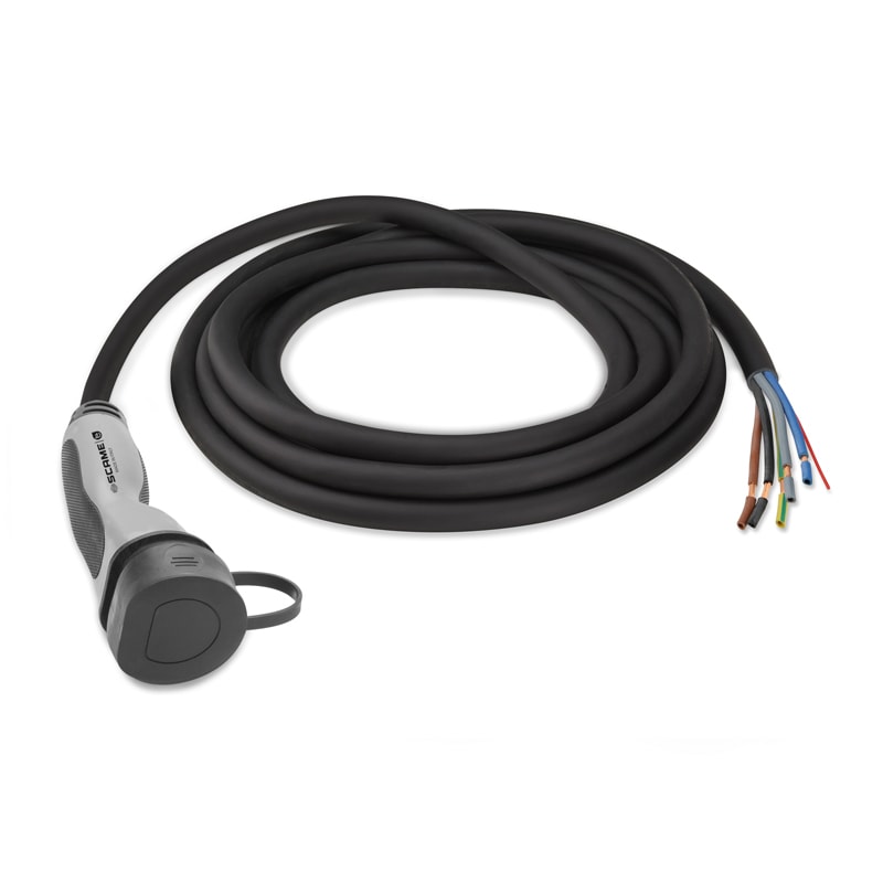 SCAME PARRE SPA - SCA201.CS0023-8 CAVO DI RICARICA T2 32A 1P 7,5M SFIOCC.