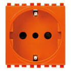 VIMAR SPA - VIW20209.A PRESA 2P+T 16A P30 ARANCIONE