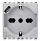 VIMAR SPA - VIW20210.USB.N PRESA 2P+T 16A UNIVERSALE + USB C NEXT