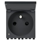 VIMAR SPA - VIW20212.C Presa SICURY 2P+T 16A FR + coper. grigio