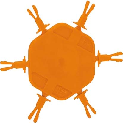 WAGO ITALIA SRL - WAG2022-100 SUPPORTO 6 SPINE CODIFICA CONN F ARANCIO