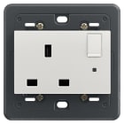 VIMAR SPA - VIW20221.L.N PRESA 2P+T 13A INGLESE INTERR. NEXT