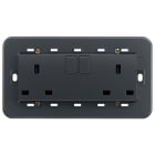 VIMAR SPA - VIW20222.L 2 prese 2P+T 13A inglese interr. grigio