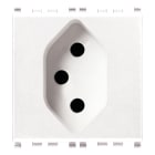 VIMAR SPA - VIW20226.B PRESA SICURY 2P+T 10A SVIZZERO 13 BIANCO